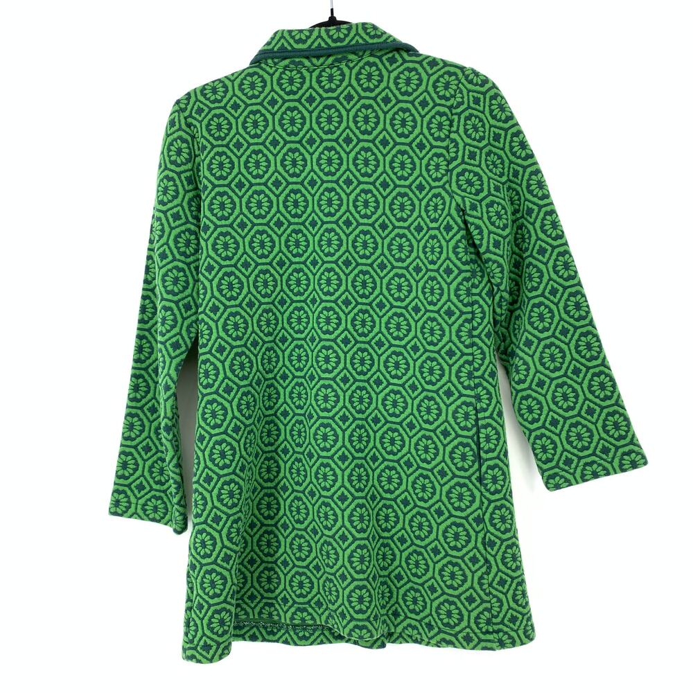 Isaac Mizrahi Live Jacket Women's Size XS Button Front Long Sleeve Green - Picture 2 of 7